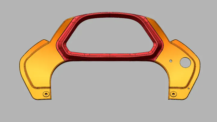 Capture du modèle 3D d'une pièce dans un logiciel de CAO, avant son impression